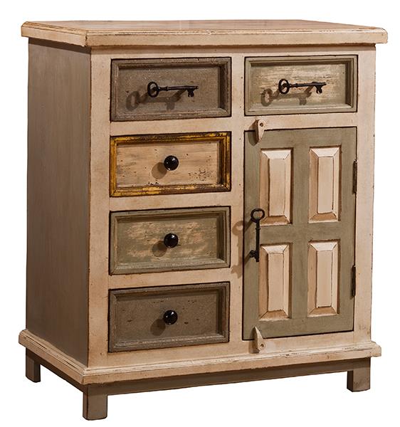 Hillsdale Accents Larose with 5 Drawers and 1 Door with Key